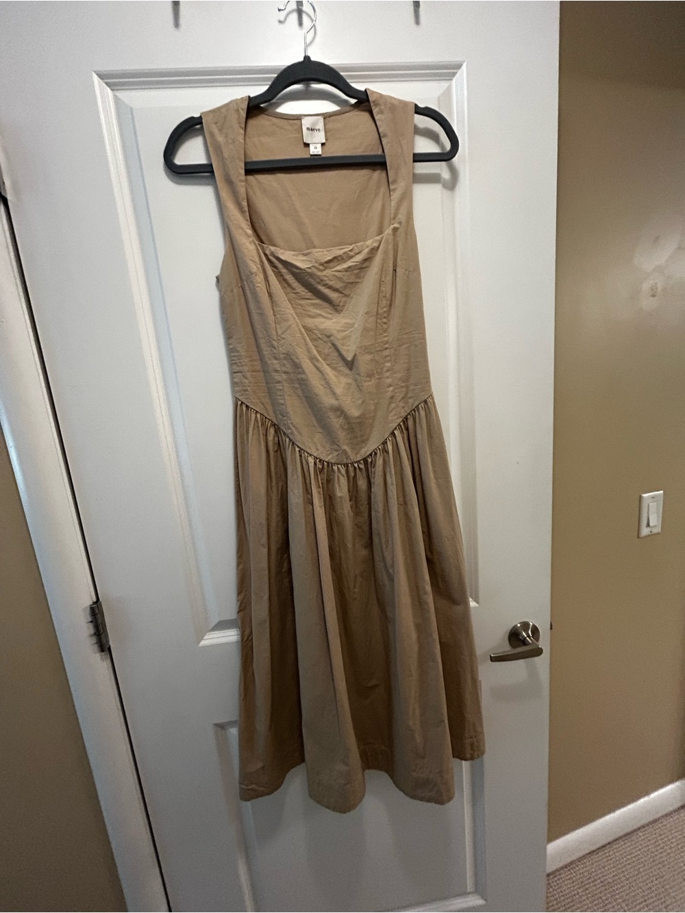 Sleeveless drop waist Midi Dress